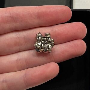 Snowman bracelet charm